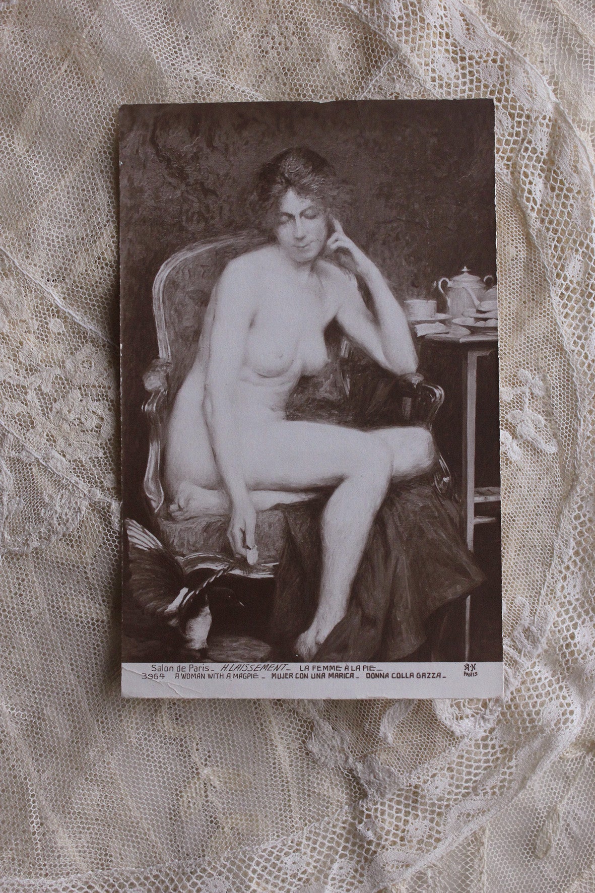 Salon de Paris - No.31 - A Woman With A Magpie