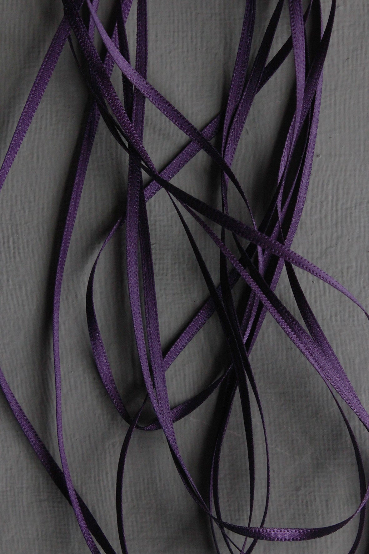 Double Satin Vintage Ribbon - Viola