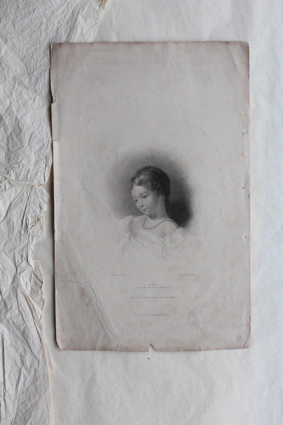 Old Georgian Engraving - Ada