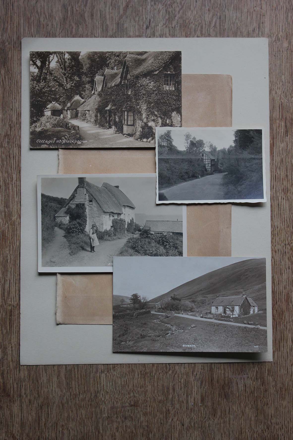 Old Collection of Photographs/Postcards - Rural Cottages