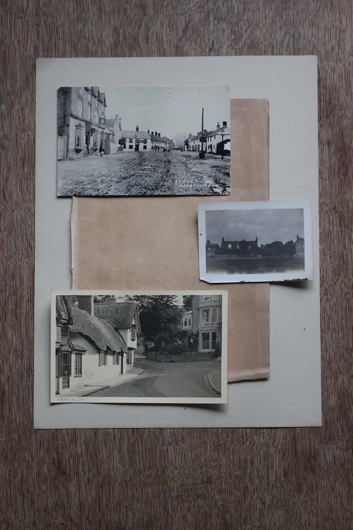 Old Collection of Photographs/Postcards - Streets (three)