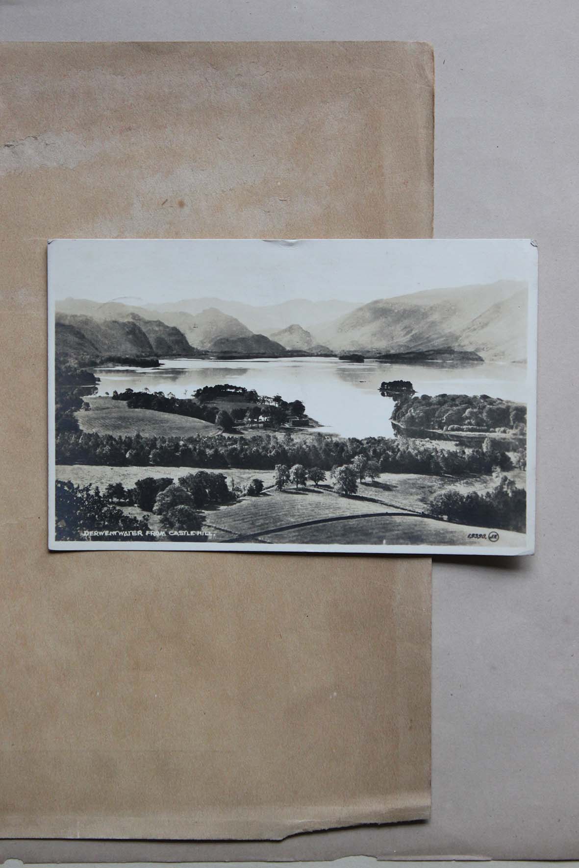 Individual Postcard - The View From Castle Hill