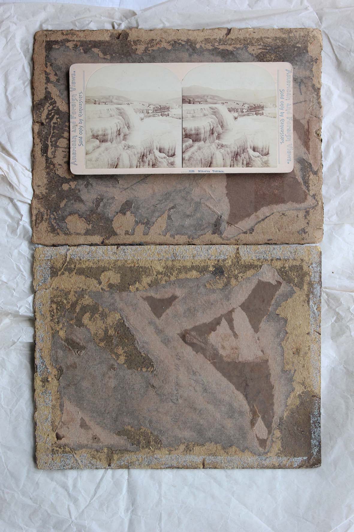 Late 1800's Stereoscopy Card - Minerva Terrace