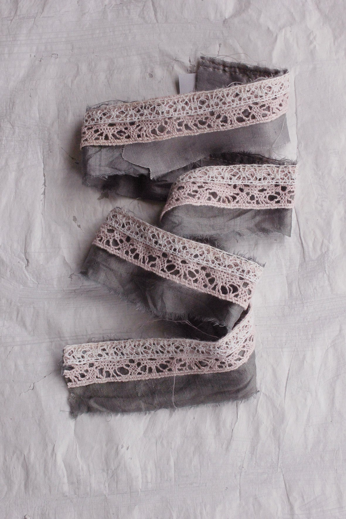 The Patina Collection - Delicate Silk & Lace Ribbon (116)
