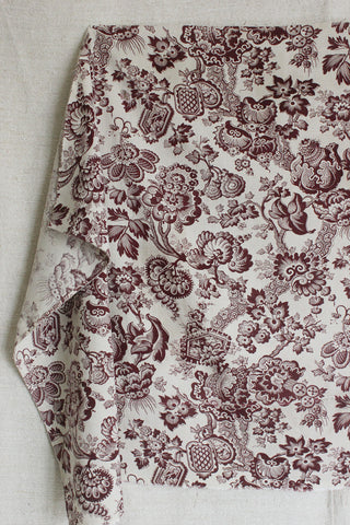 Reclaimed Old French Printed Cotton Panel - Eiderdown 1