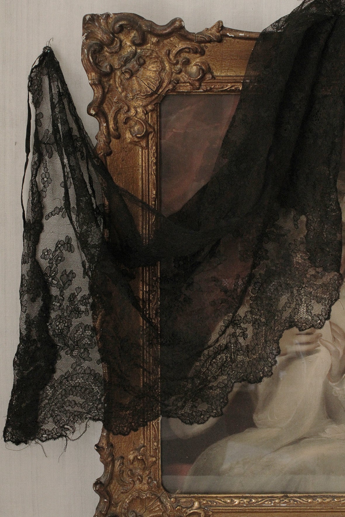 Exquisite Black Mourning Veil