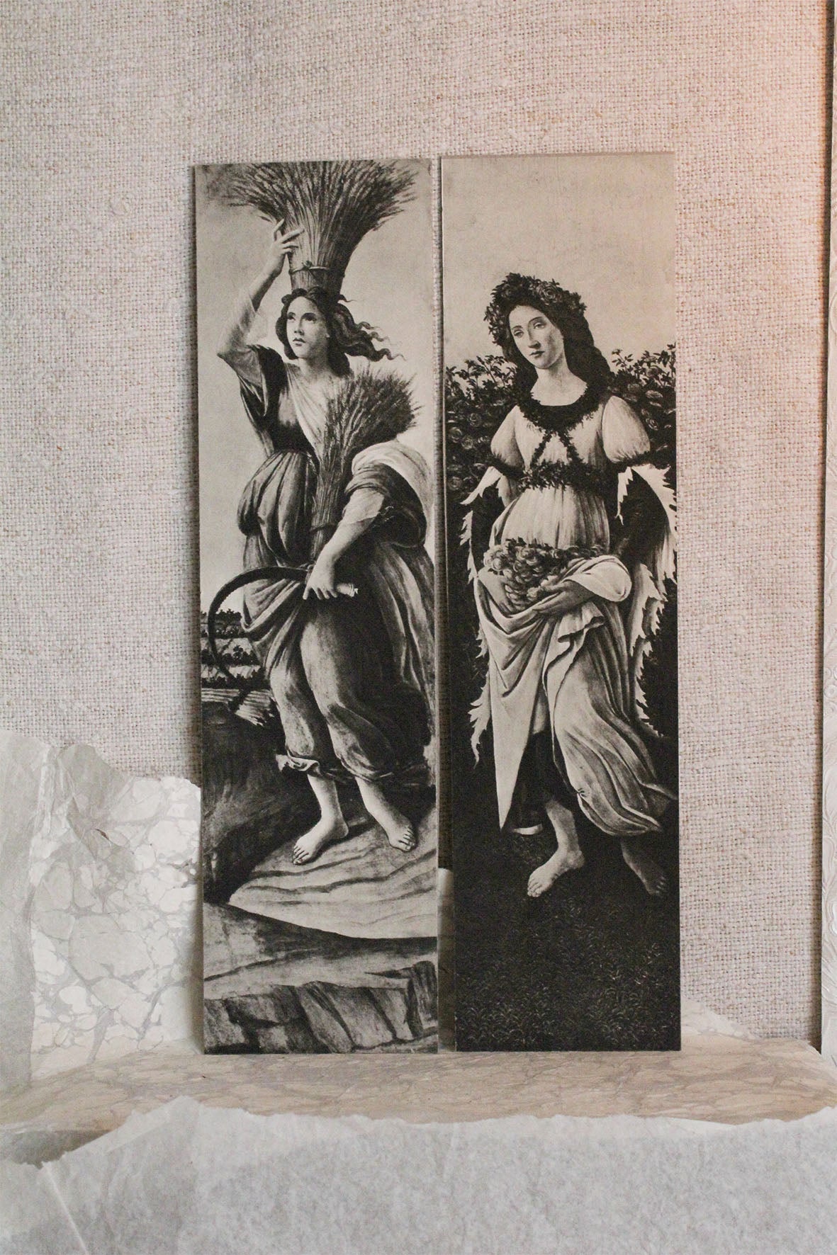 Old Botticelli Portrait Prints -