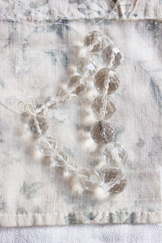 Carved Rope Design Glass Buttons