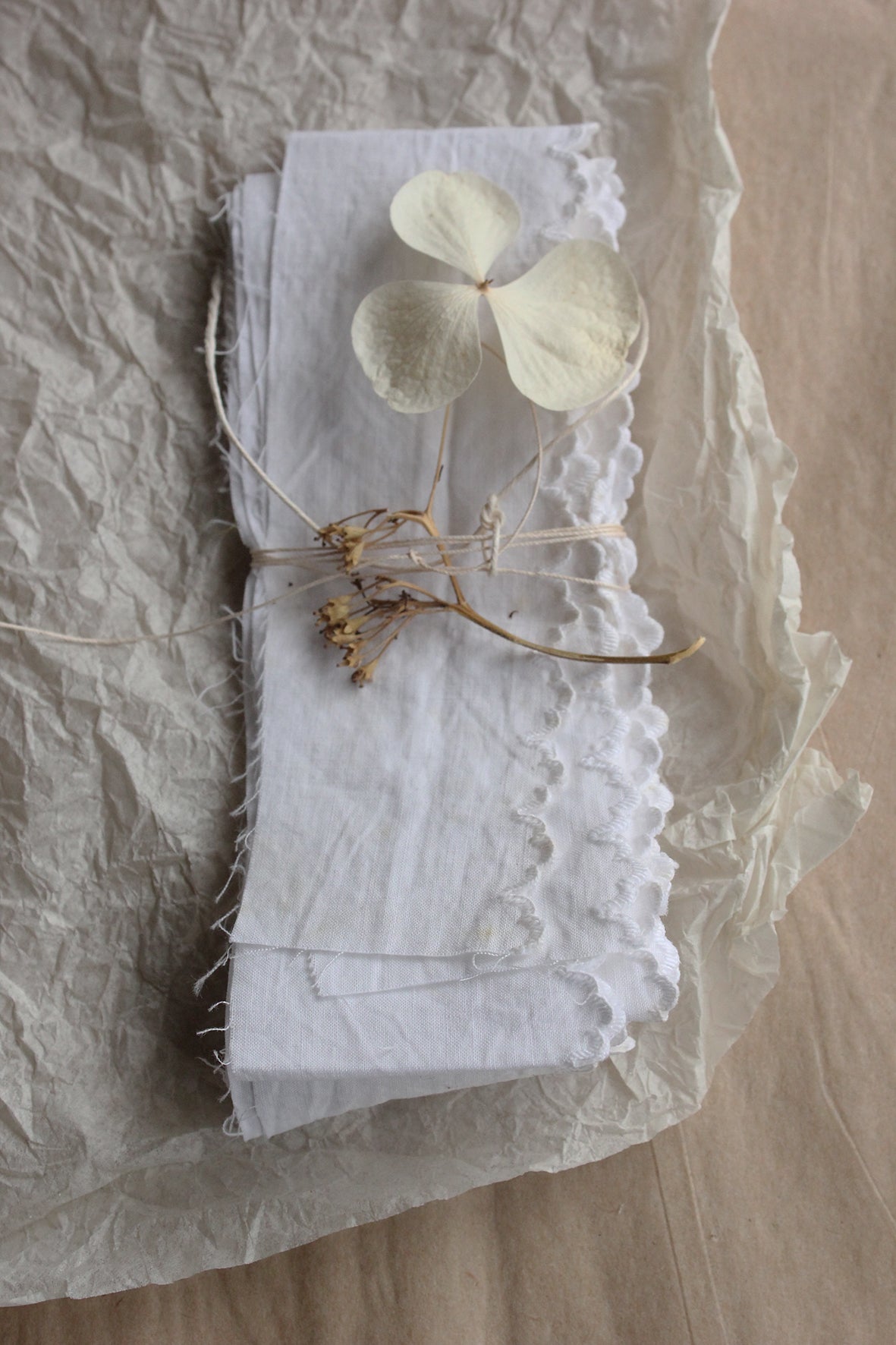 Antique Broderie Edging