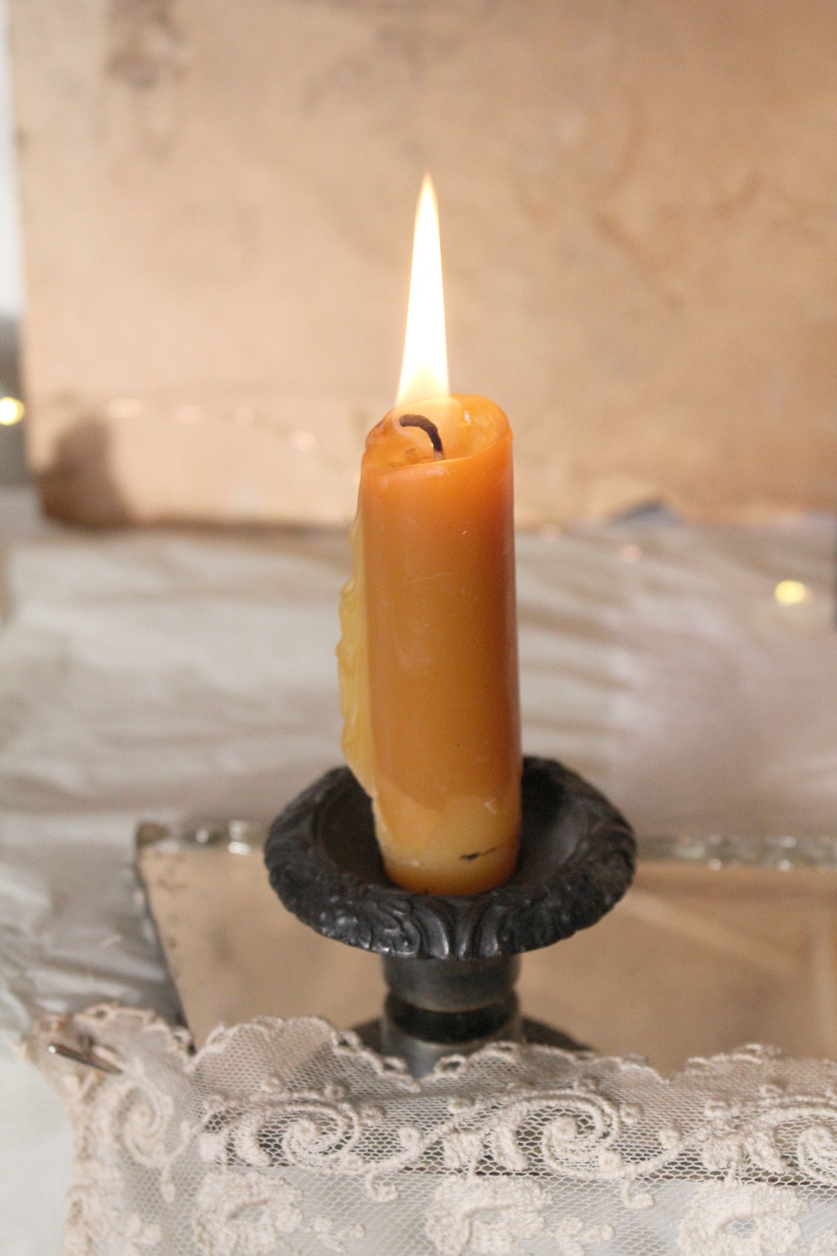 Antique Candelabra Pocket - (1)