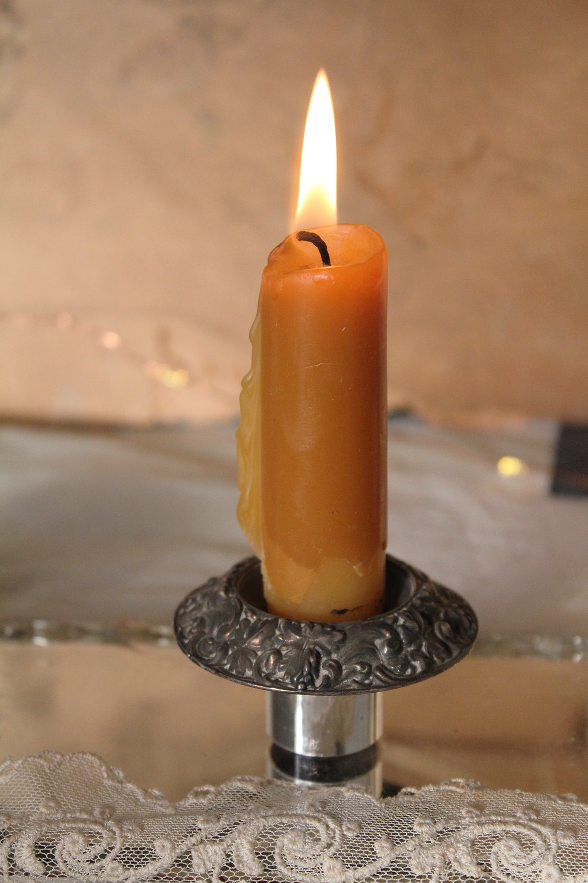 Antique Candelabra Pocket - (2)