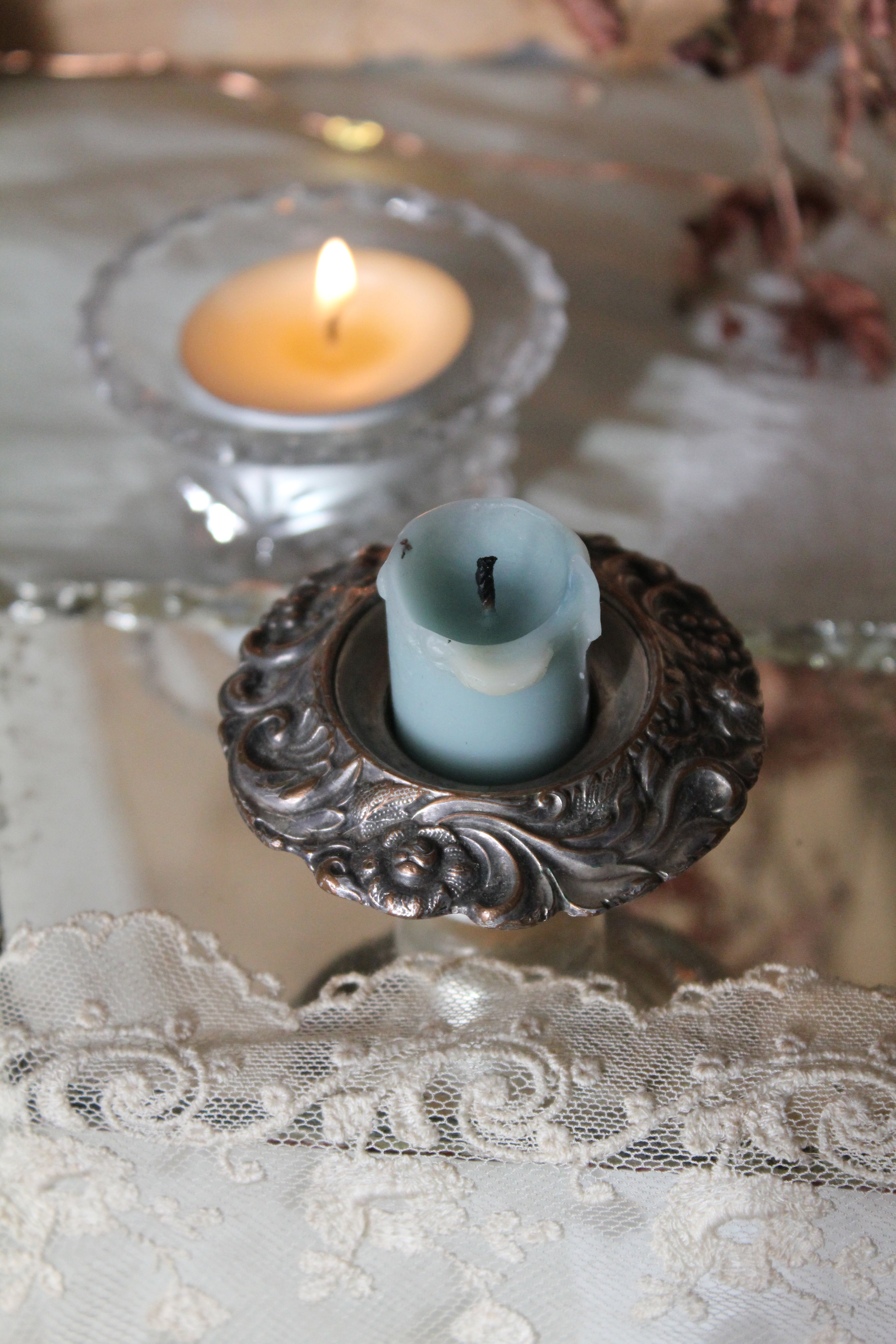 Antique Candelabra Pocket - (4)