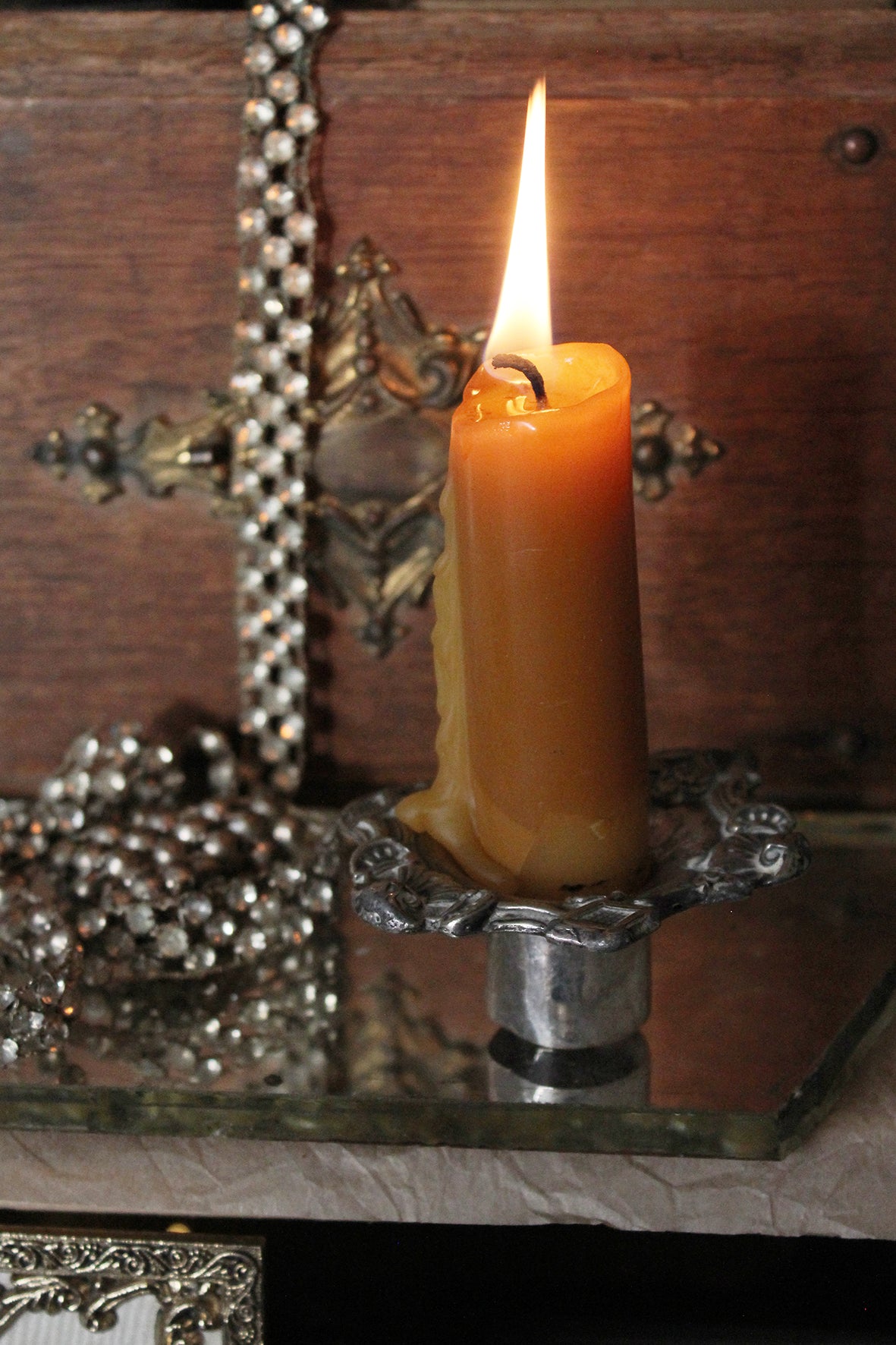Antique Candelabra Pocket - (5)