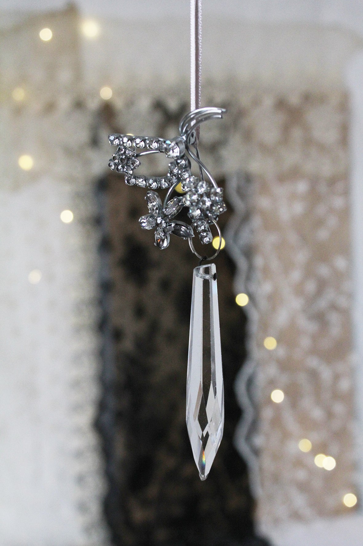 Brooch & Cut Glass Decoration - Serenity - 4