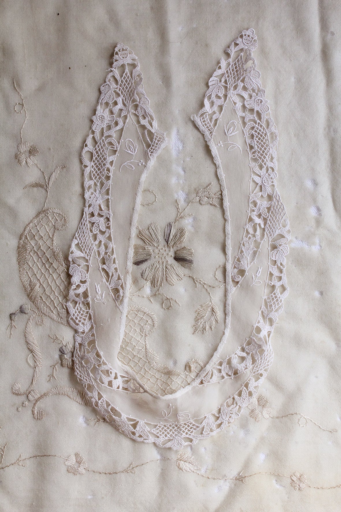 Antique Lace & Lawn Collar