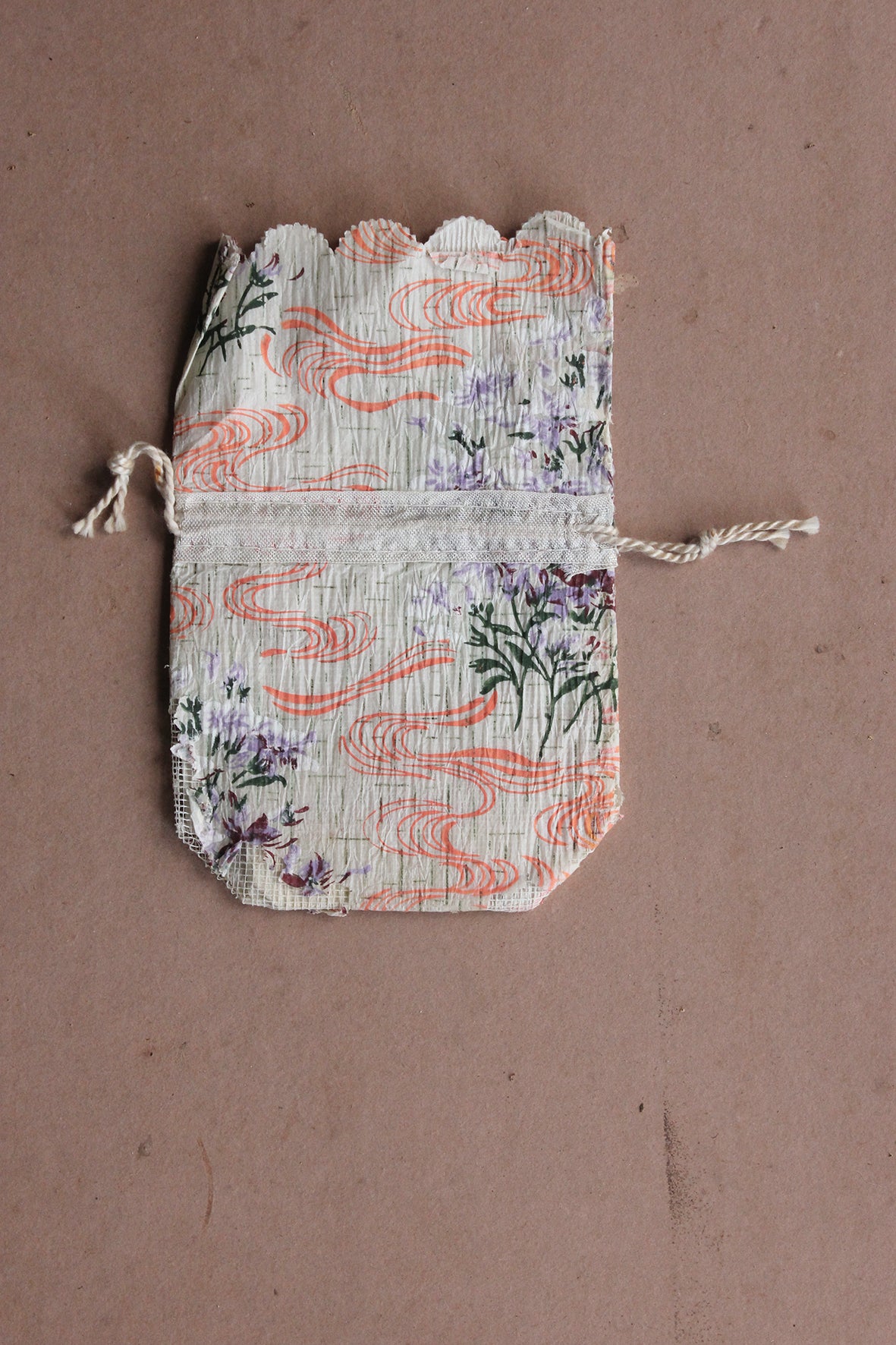 Old French Paper Communion Bag