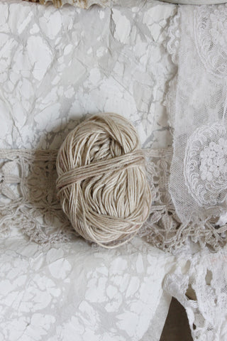 Old Skeins of Natural Broderie Cotton