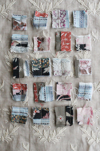Varied Reclaimed Antique Decorative Lace and Broderie Windows