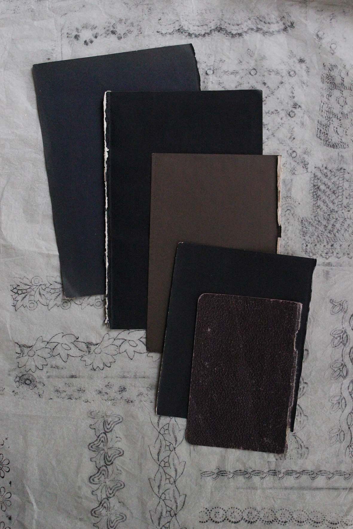 Rare Reclaimed Old Start & End Pages - collection J1