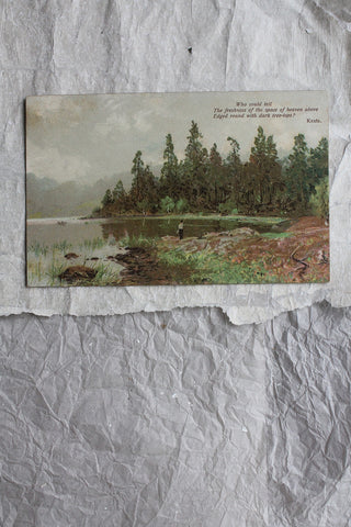 Old Postcard - Keats