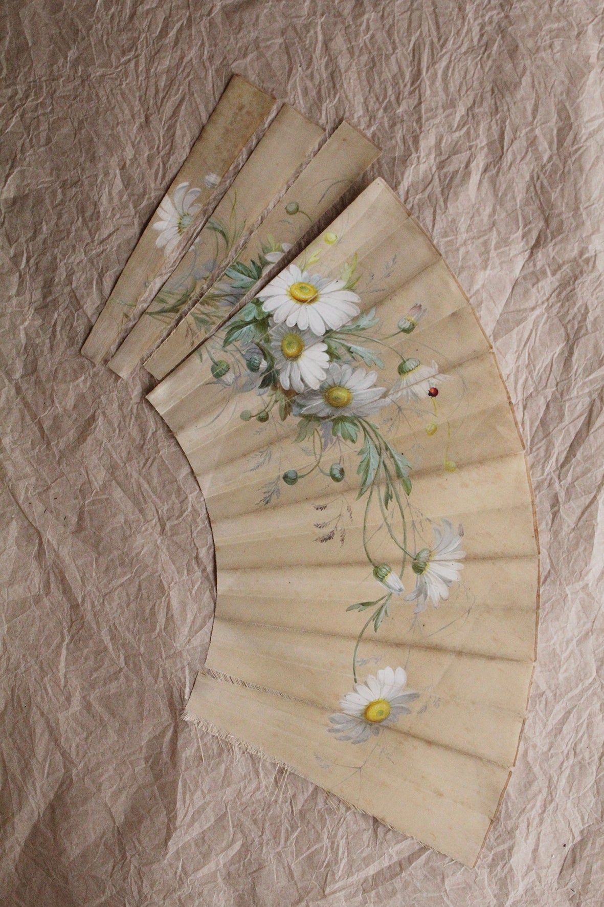 Beautiful Reclaimed Silk Hand Painted Panels