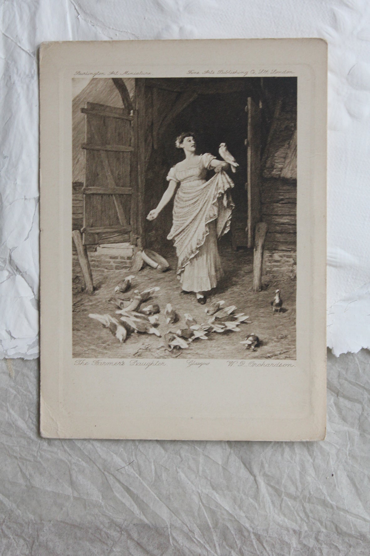 Old Burlington Art Miniature - The Farmer's Daughter