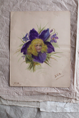Paper Histories - Flower Fairy in Violets