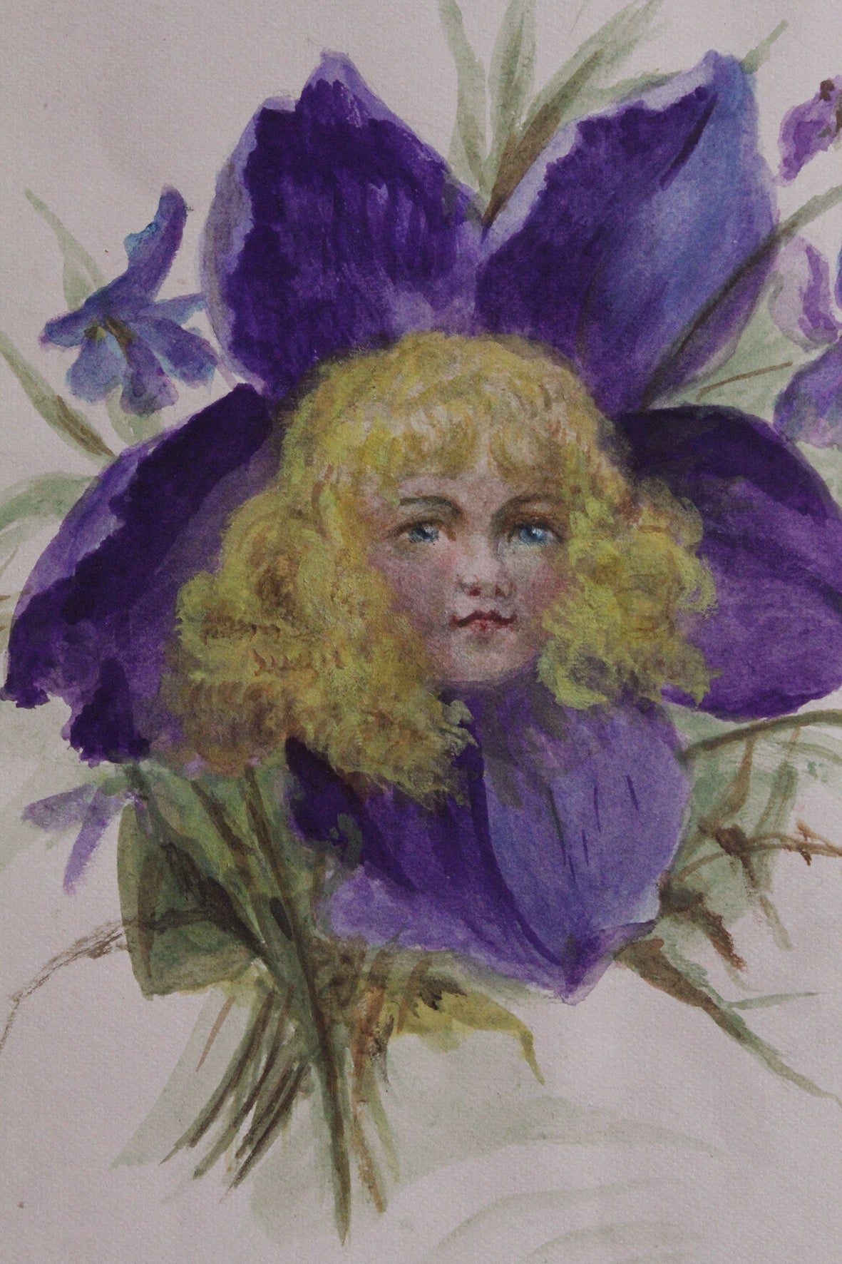Flower Fairy in Violets