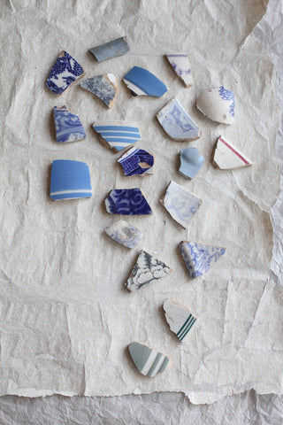 Old Found Pottery Pieces - (collection six)