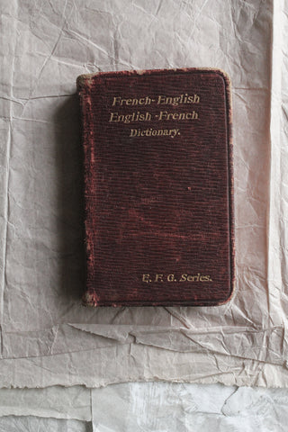 Old French & English Pocket Dictionary (No.3)