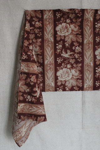 Old French Printed Cotton - Arts and Crafts Florals (panel 1)