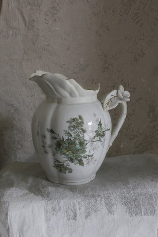 Victorian Serving Bowl - Floral Linear Design