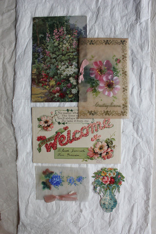 Old Cigarette Cards - Garden Flowers - Collection 1