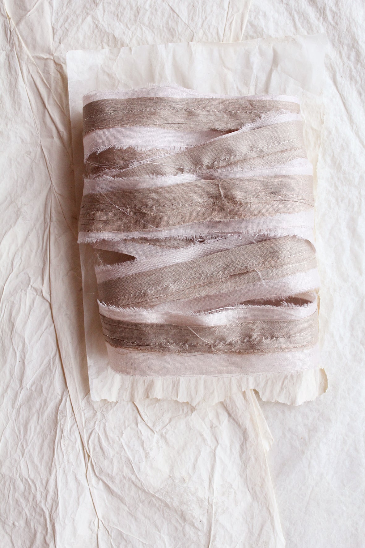THE RIBBON PATH - Delicate Layered Silk Ribbon - HALO
