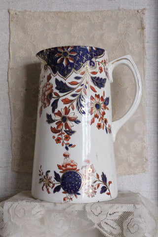 Exquisite Old Hand Painted Water Pitcher