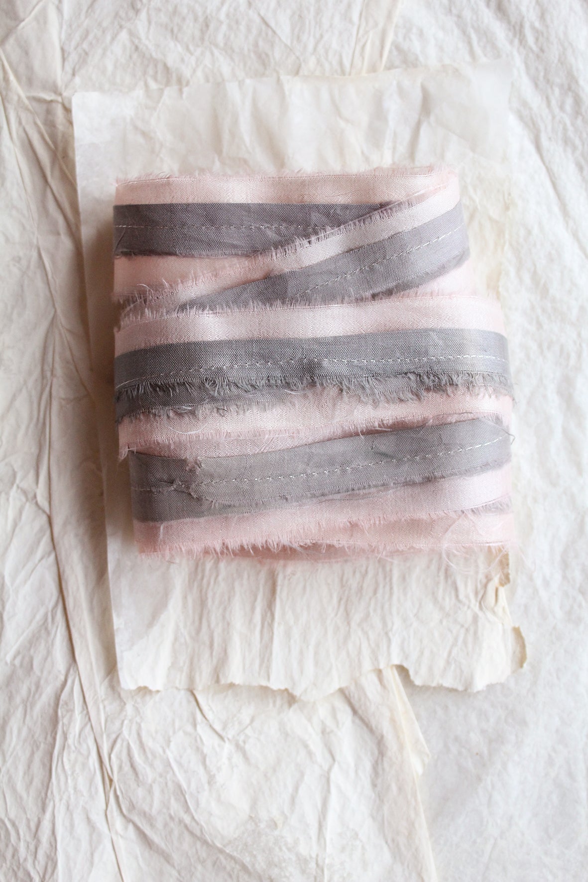 THE RIBBON PATH - Delicate Layered Silk Ribbon - HEAVENLY