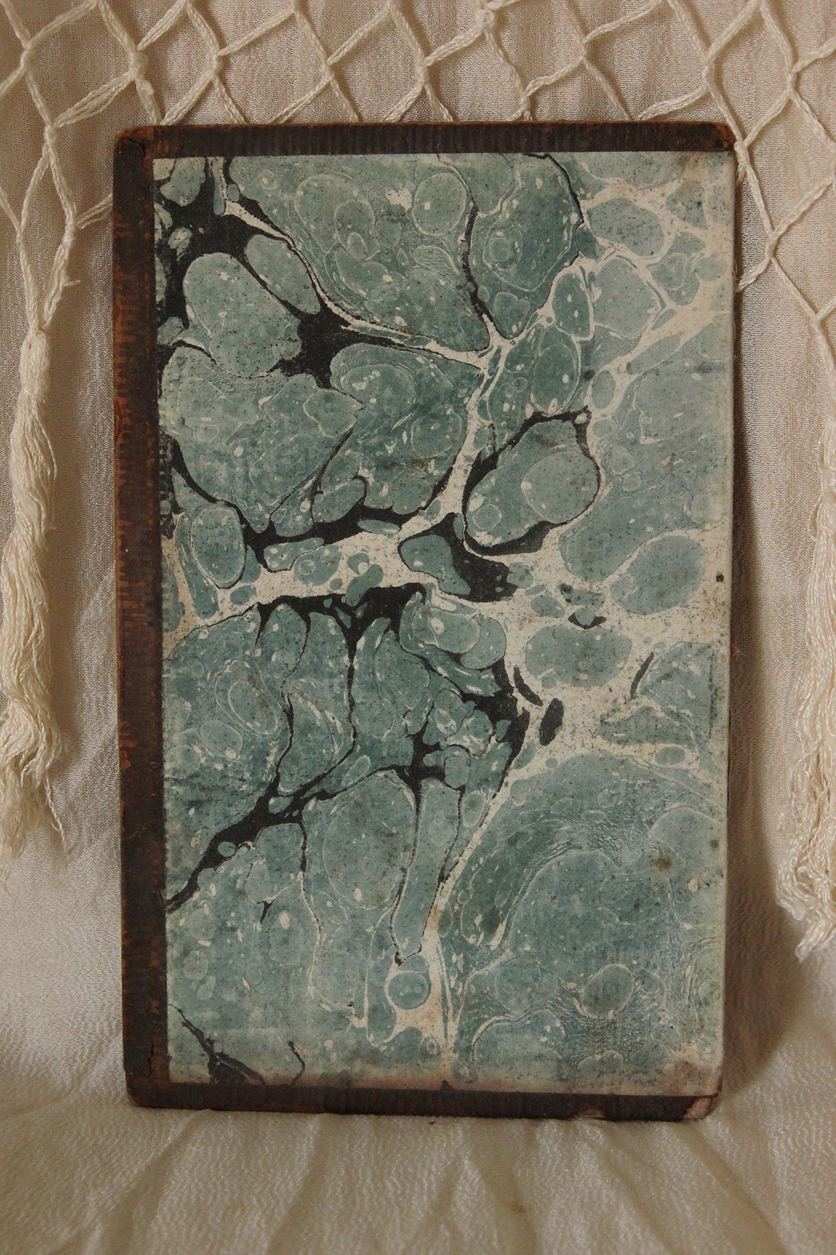 Old Miniature Hand Marbled Board
