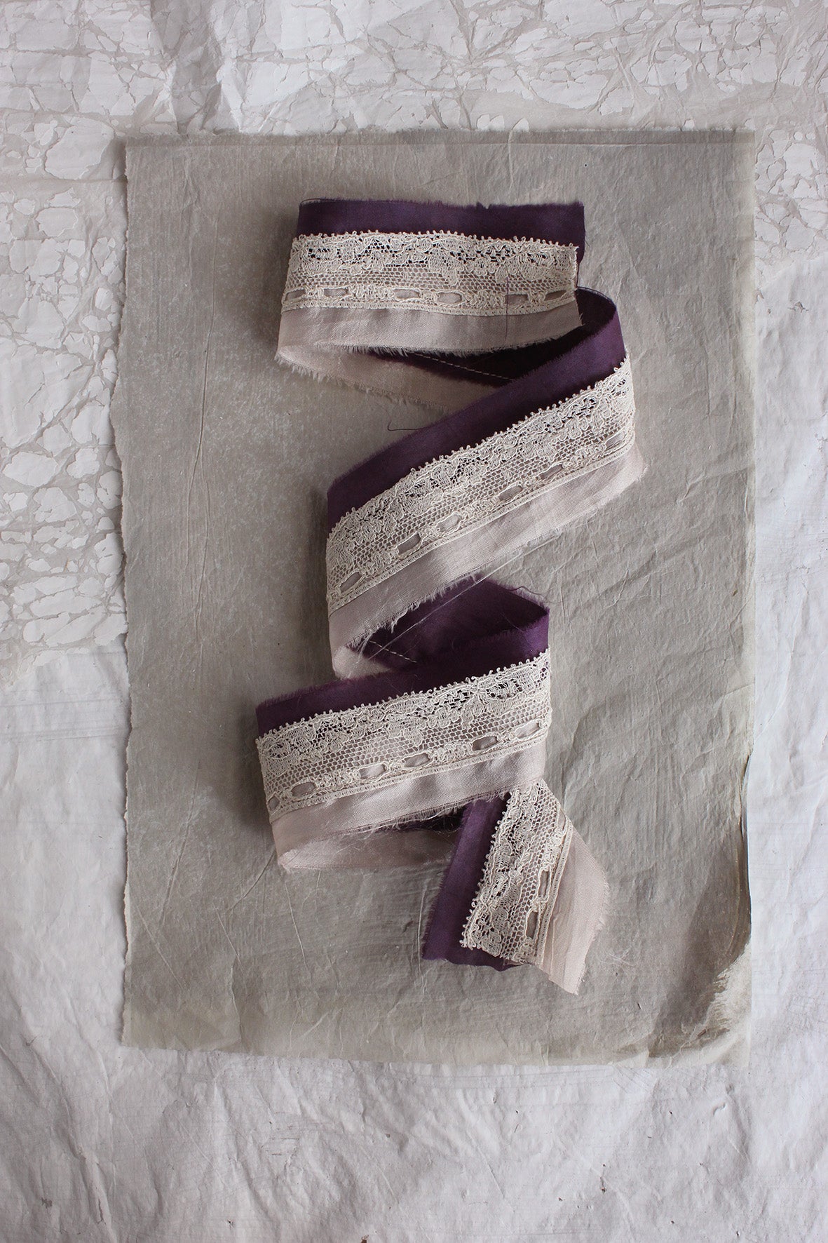The Patina Collection - Delicate Silk & Lace Ribbon (52)