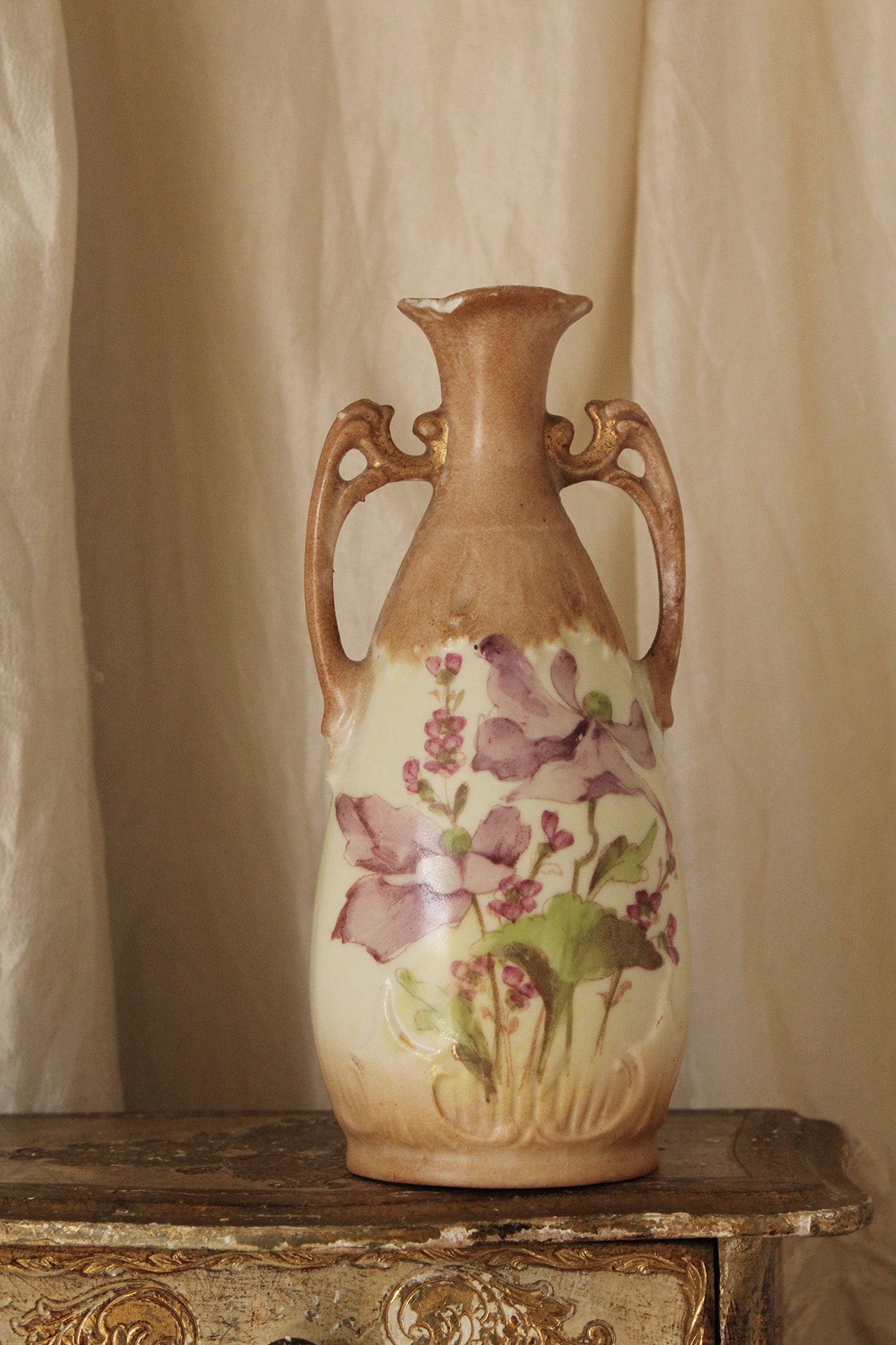 Old Small Sweet Floral Posy Vase