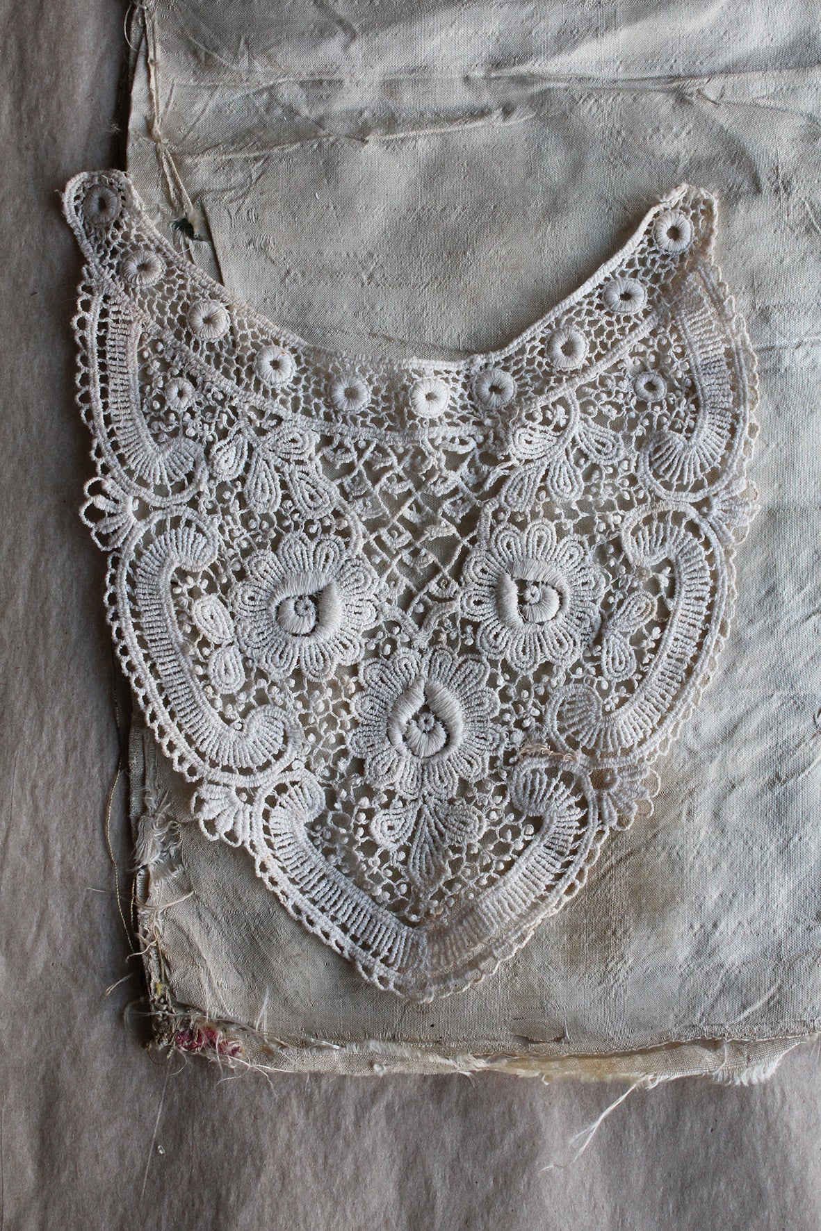 Sweet Old Linen Dress Insert Panel