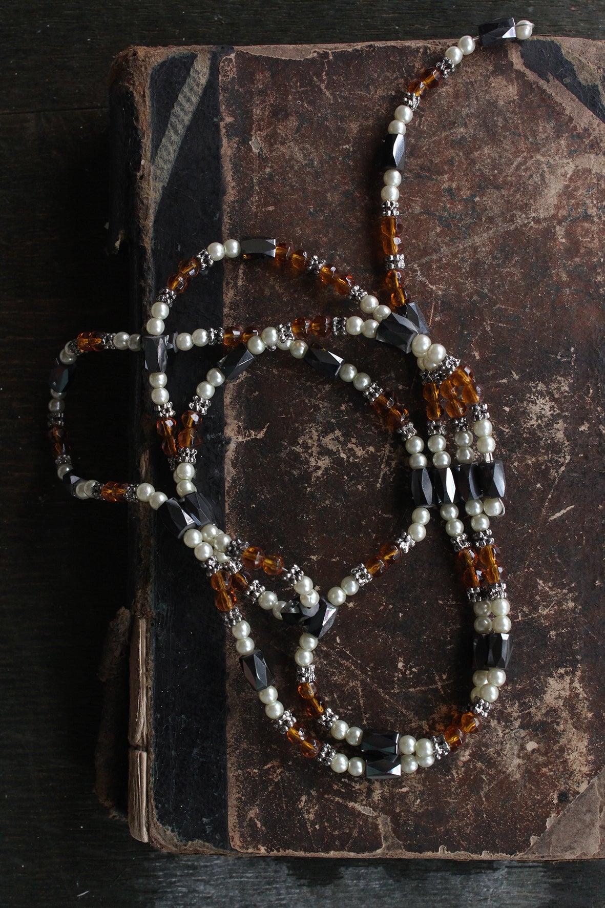 A Very Special Vintage Magnetic Necklace/Garland Wreath Decoration