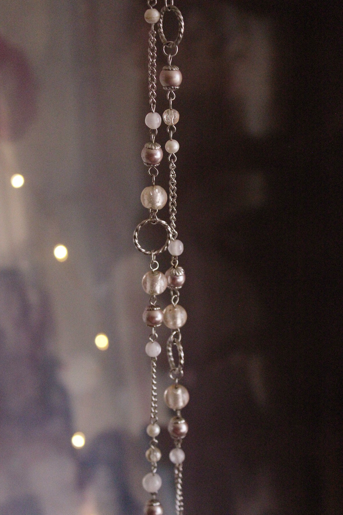 Old Necklace/Garland Wreath Decoration - Winter Patisserie - 1
