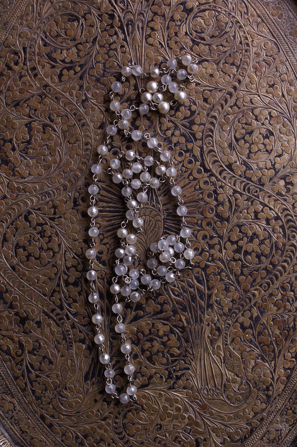 Old Necklace/Garland Wreath Decoration - The Resting Hour - 8
