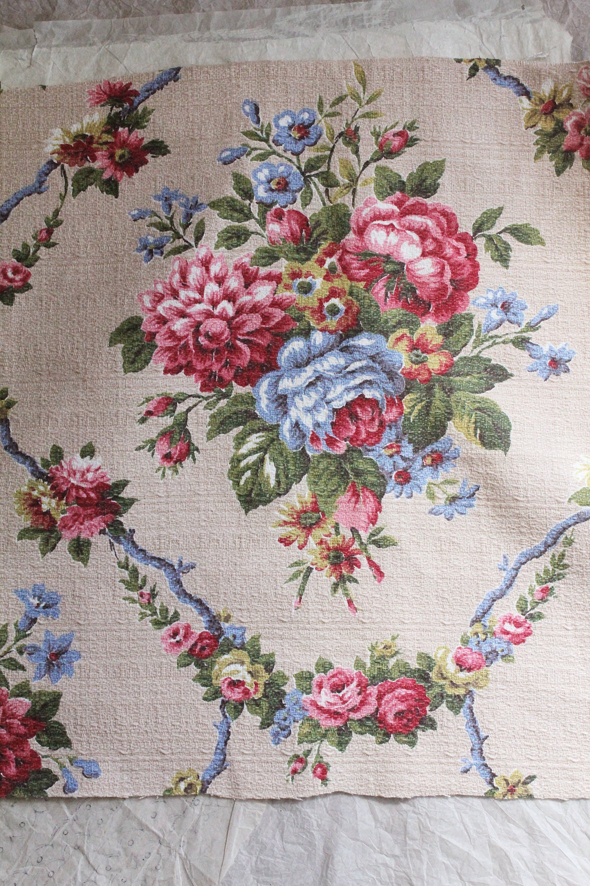 Floral Forties Panel - Garden Corsage