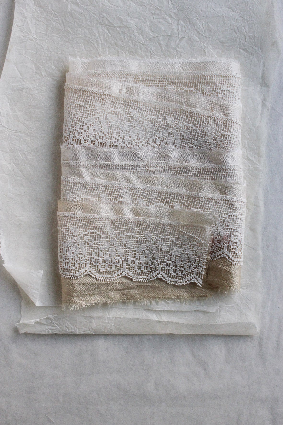 Parisienne Patisserie - Delicate Silk & Lace Ribbon (19)