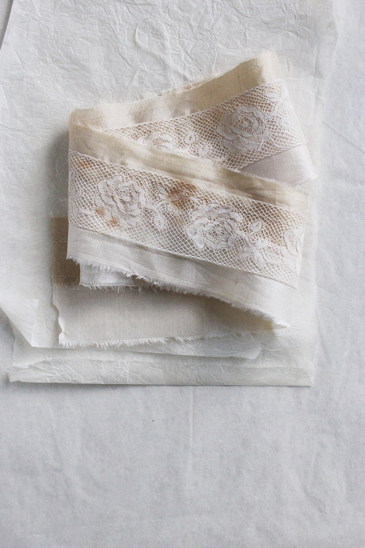 Parisienne Patisserie - Delicate Silk & Lace Ribbon (06)