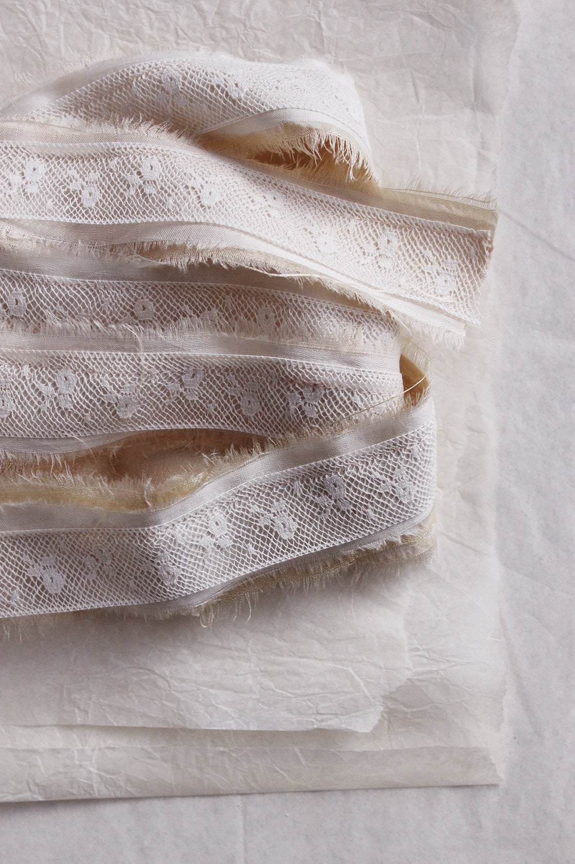 Parisienne Patisserie - Delicate Silk & Lace Ribbon (07)