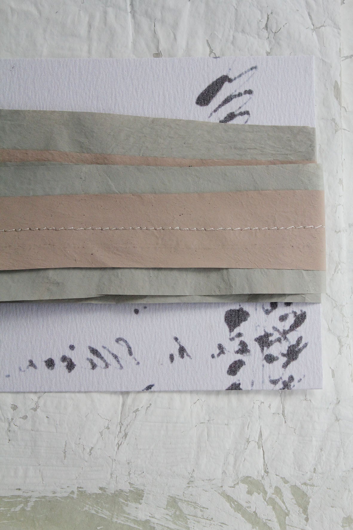 Painted Tissue Ribbon - No.9