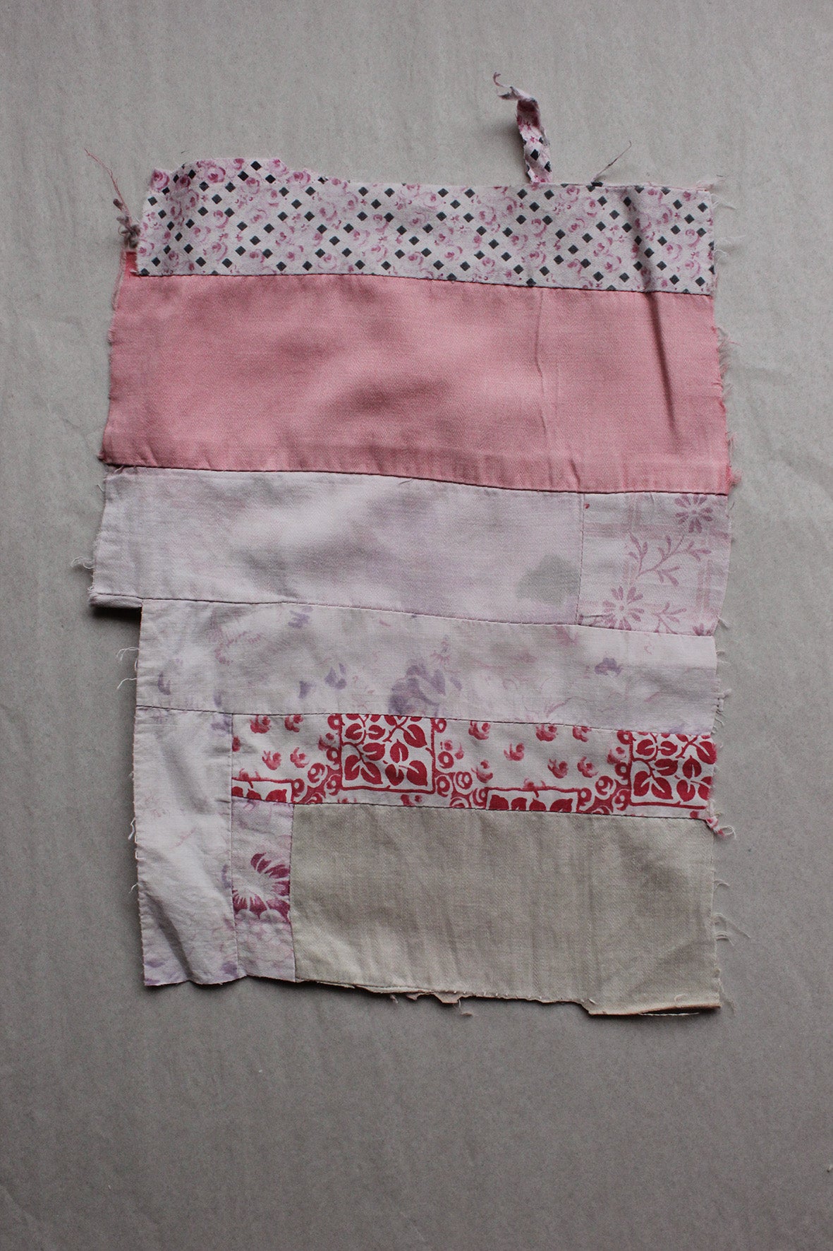 Reclaimed Antique Hand Made French Patchwork - 50