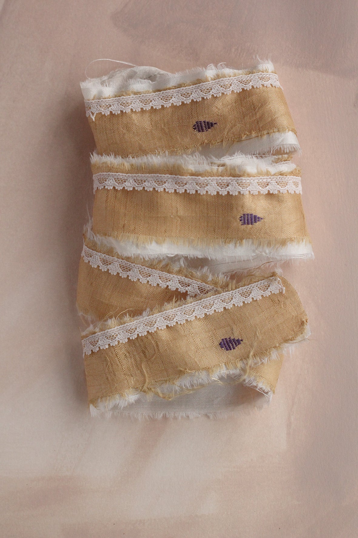 Winter Patisserie - Delicate Silk & Lace Ribbon (2)